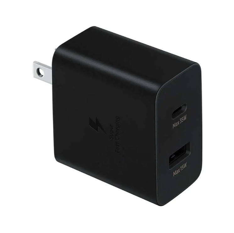 Adaptador Samsung 35W doble puerto USB C y A