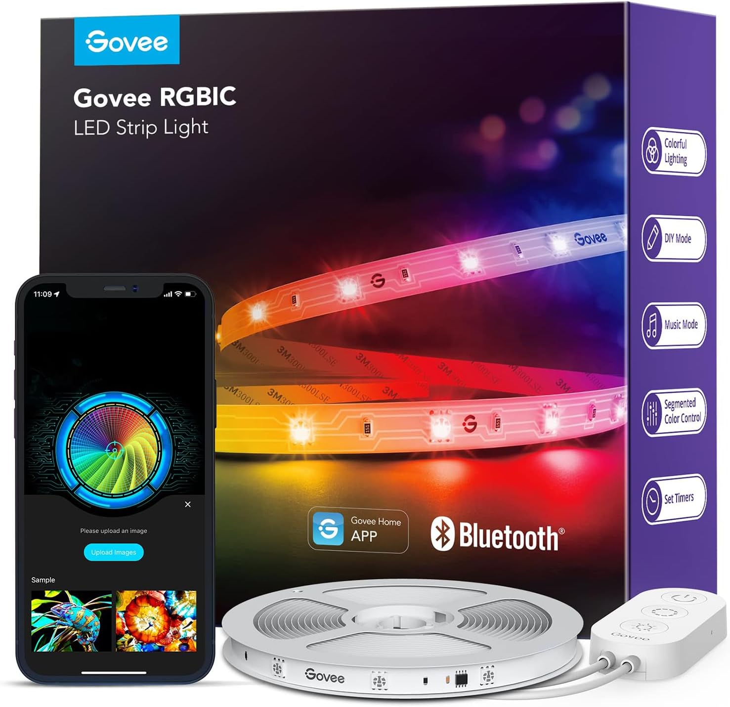 Tira de luces LED RGBIC Govee (5M)